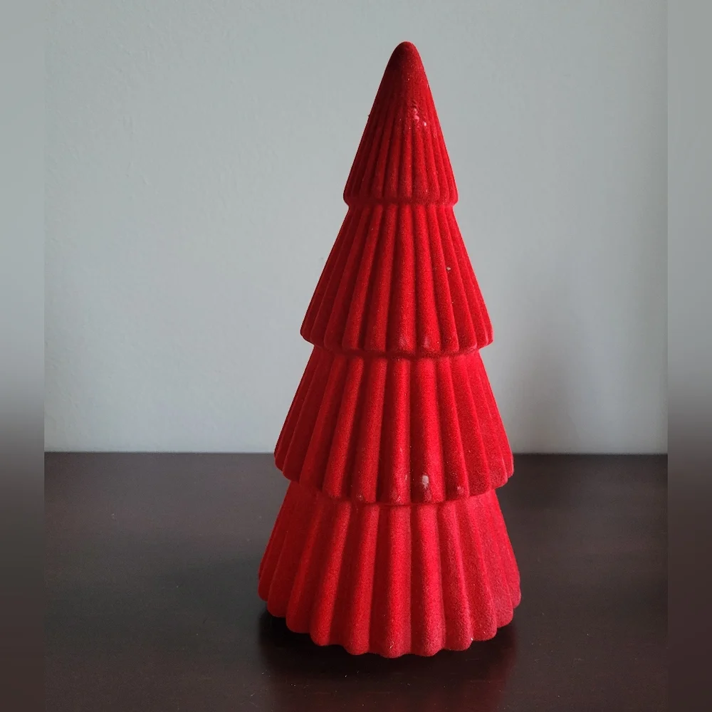 Target Red Velvet Flocked Tree 11